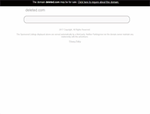Tablet Screenshot of deleted.com